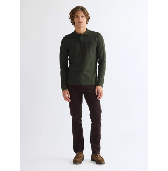 WRANGLER POLO LONGSLEEVE SHIRT 112386873 ROSIN