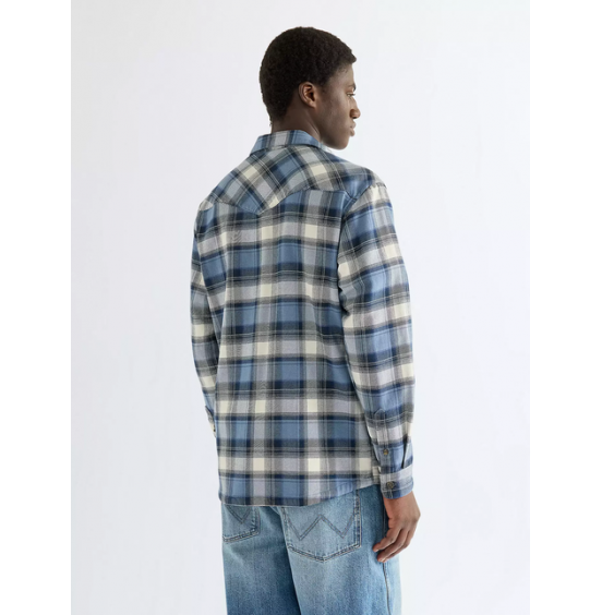 WRANGLER ΑΝΔΡΙΚΟ ΠΟΥΚΑΜΙΣΟ WESTERN UTILITY SHIRT 112386998 BERING SEA