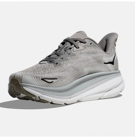 HOKA ΑΝΔΡΙΚΑ ΑΘΛΗΤΙΚΑ ΠΑΠΟΥΤΣΙΑ CLIFTON 9 1127895-HMBC GREY