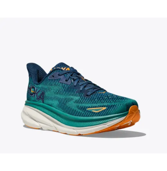 HOKA ΑΝΔΡΙΚΑ ΑΘΛΗΤΙΚΑ ΠΑΠΟΥΤΣΙΑ CLIFTON 9 1127895-MCN MIDNIGHT OCEANIC