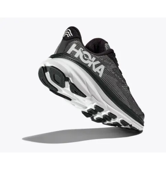 HOKA ΠΑΙΔΙΚΑ ΑΘΛΗΤΙΚΑ ΠΑΠΟΥΤΣΙΑ CLIFTON 9 1131170-BWHT BLACK WHITE