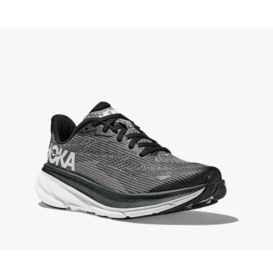 HOKA ΠΑΙΔΙΚΑ ΑΘΛΗΤΙΚΑ ΠΑΠΟΥΤΣΙΑ CLIFTON 9 1131170-BWHT BLACK WHITE