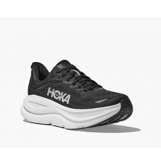 HOKA ΑΝΔΡΙΚΑ ΑΘΛΗΤΙΚΑ ΠΑΠΟΥΤΣΙΑ BONDI 9 1162011-BWHT BLACK WHITE