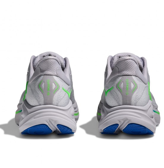 HOKA ΑΝΔΡΙΚΑ ΑΘΛΗΤΙΚΑ ΠΑΠΟΥΤΣΙΑ CLIFTON 10 1162030-AYNN ASS GREY NEON GREEN