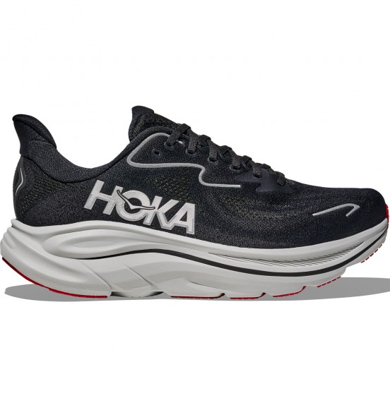 HOKA ΑΝΔΡΙΚΑ ΑΘΛΗΤΙΚΑ ΠΑΠΟΥΤΣΙΑ CLIFTON 10 1162030-BKSV BLACK SILVER