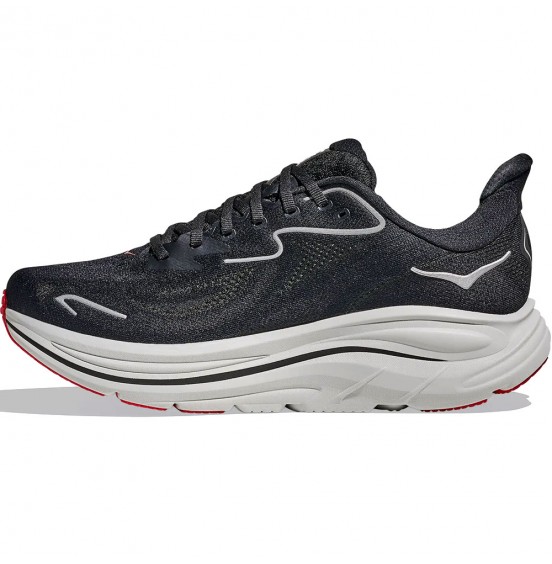 HOKA ΑΝΔΡΙΚΑ ΑΘΛΗΤΙΚΑ ΠΑΠΟΥΤΣΙΑ CLIFTON 10 1162030-BKSV BLACK SILVER