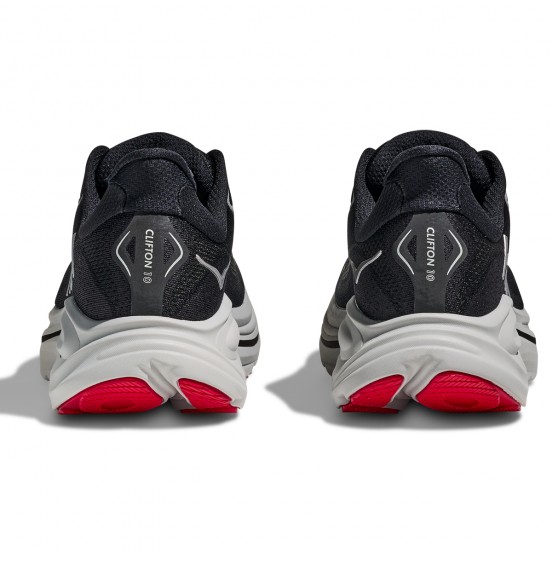 HOKA ΑΝΔΡΙΚΑ ΑΘΛΗΤΙΚΑ ΠΑΠΟΥΤΣΙΑ CLIFTON 10 1162030-BKSV BLACK SILVER