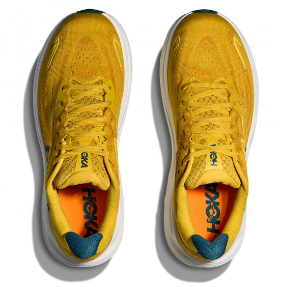 HOKA ΑΝΔΡΙΚΑ ΑΘΛΗΤΙΚΑ ΠΑΠΟΥΤΣΙΑ CLIFTON 10 1162030-YDT YELLOW GOLD