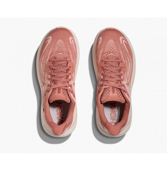 HOKA ΓΥΝΑΙΚΕΙΑ ΑΘΛΗΤΙΚΑ ΠΑΠΟΥΤΣΙΑ CLIFTON 10 1162031-BHRS BLUSH ROSE LATTE