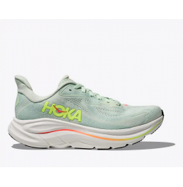 HOKA ΓΥΝΑΙΚΕΙΑ ΑΘΛΗΤΙΚΑ ΠΑΠΟΥΤΣΙΑ CLIFTON 10 1162031-SLSSN SEA GLASS NEON FLAME