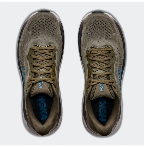 HOKA ΑΝΔΡΙΚΑ ΑΘΛΗΤΙΚΑ ΠΑΠΟΥΤΣΙΑ CLIFTON 11 1176572-AVRV ANTIQUE OLIVE RIVER ROCK GREY
