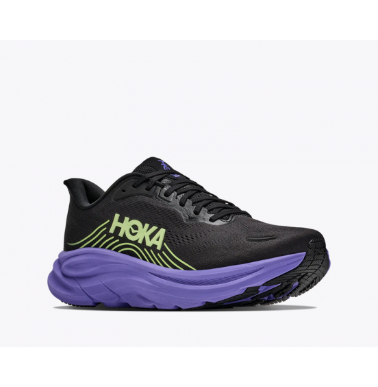 HOKA ΑΝΔΡΙΚΑ ΑΘΛΗΤΙΚΑ ΠΑΠΟΥΤΣΙΑ CLIFTON 11 1176572-BNNY BLACK NEON YUSU