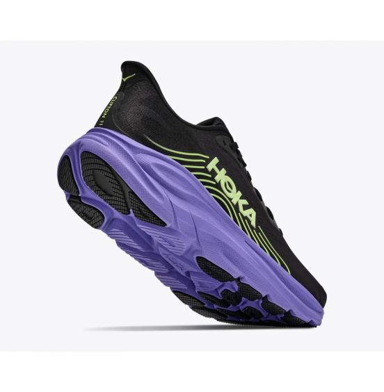 HOKA ΑΝΔΡΙΚΑ ΑΘΛΗΤΙΚΑ ΠΑΠΟΥΤΣΙΑ CLIFTON 11 1176572-BNNY BLACK NEON YUSU