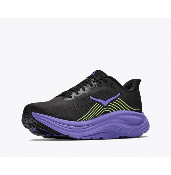 HOKA ΑΝΔΡΙΚΑ ΑΘΛΗΤΙΚΑ ΠΑΠΟΥΤΣΙΑ CLIFTON 11 1176572-BNNY BLACK NEON YUSU