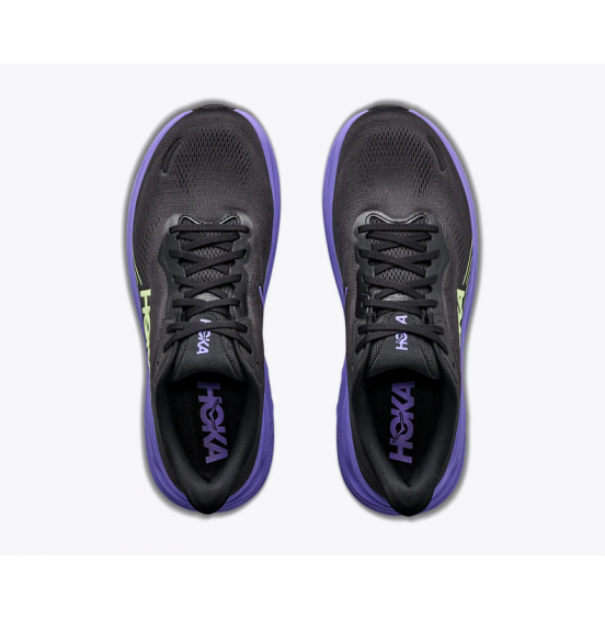 HOKA ΑΝΔΡΙΚΑ ΑΘΛΗΤΙΚΑ ΠΑΠΟΥΤΣΙΑ CLIFTON 11 1176572-BNNY BLACK NEON YUSU