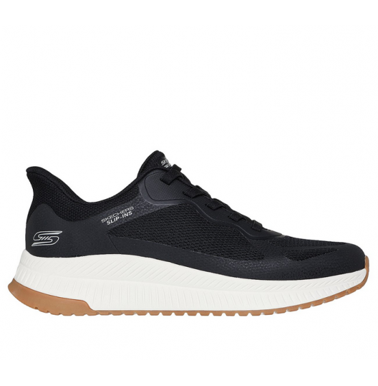 SKECHERS ΑΝΔΡΙΚΑ ΑΘΛΗΤΙΚΑ SLIP-INS BOBS SQUAD 4 118423-BLK BLACK