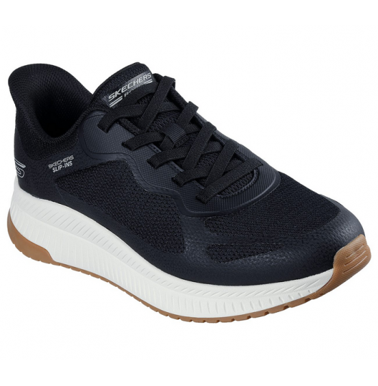 SKECHERS ΑΝΔΡΙΚΑ ΑΘΛΗΤΙΚΑ SLIP-INS BOBS SQUAD 4 118423-BLK BLACK