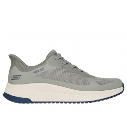 SKECHERS ΑΝΔΡΙΚΑ ΑΘΛΗΤΙΚΑ SLIP-INS BOBS SQUAD 4 118423-OLV OLIVE