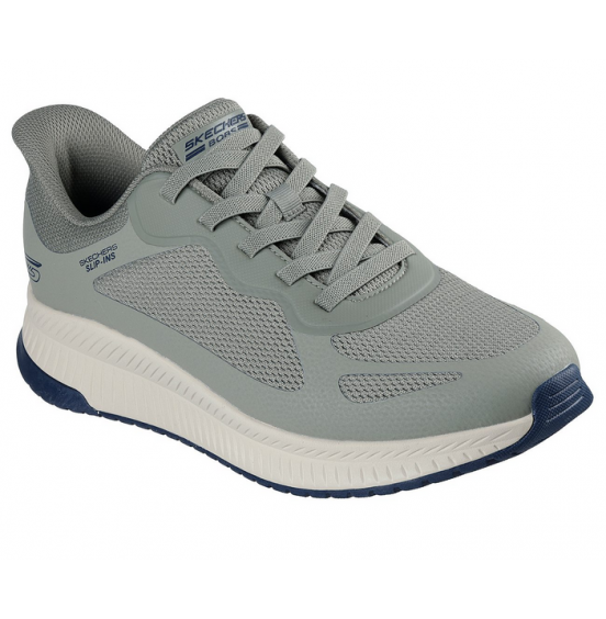 SKECHERS ΑΝΔΡΙΚΑ ΑΘΛΗΤΙΚΑ SLIP-INS BOBS SQUAD 4 118423-OLV OLIVE