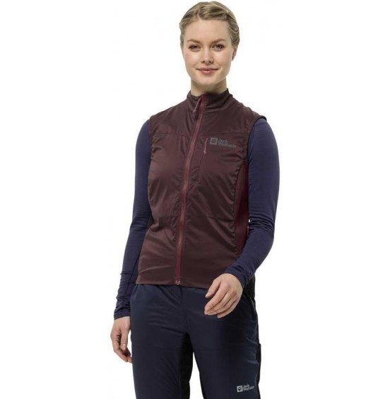 JACK WOLFSKIN ΓΥΝΑΙΚΕΙΟ ΑΜΑΝΙΚΟ MOROBBIA ALPHA VEST 1207661-2866-003 MARRON