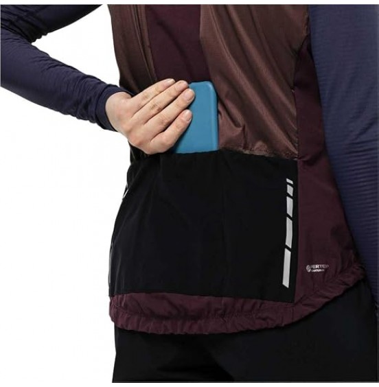 JACK WOLFSKIN ΓΥΝΑΙΚΕΙΟ ΑΜΑΝΙΚΟ MOROBBIA ALPHA VEST 1207661-2866-003 MARRON