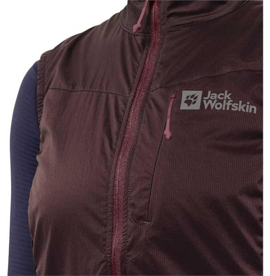 JACK WOLFSKIN ΓΥΝΑΙΚΕΙΟ ΑΜΑΝΙΚΟ MOROBBIA ALPHA VEST 1207661-2866-003 MARRON