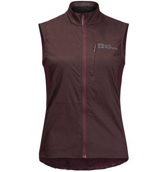 JACK WOLFSKIN ΓΥΝΑΙΚΕΙΟ ΑΜΑΝΙΚΟ MOROBBIA ALPHA VEST 1207661-2866-003 MARRON