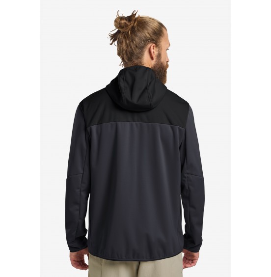 JACK WOLFSKIN ΑΝΔΡΙΚΟ SOFTSHELL FELDBERG HOODY 1306922-6350-003 PHANTOM