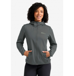 JACK WOLFSKIN ΓΥΝΑΙΚΕΙΟ JACKET WINDHAIN HOODY 1307481-4136 SLATE GREEN