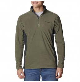 COLUMBIA M KLAMATH RANGE II HALF ZIP 1352472-397 STONE GREEN