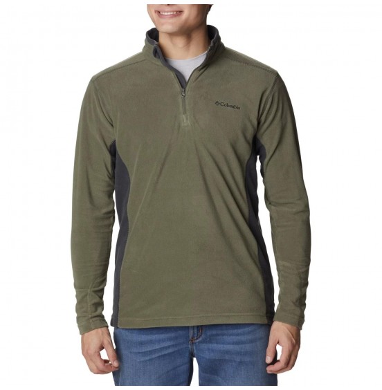 COLUMBIA M KLAMATH RANGE II HALF ZIP 1352472-397 STONE GREEN
