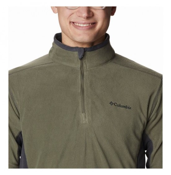 COLUMBIA M KLAMATH RANGE II HALF ZIP 1352472-397 STONE GREEN