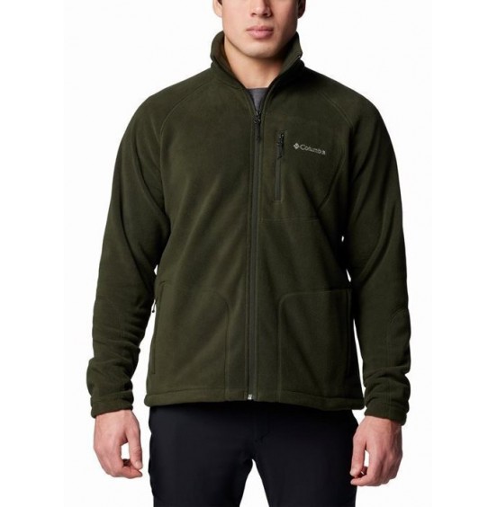 COLUMBIA FAST TREK II FULL ZIP FLEECE 1420421-366 DARK GREEN