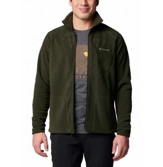 COLUMBIA FAST TREK II FULL ZIP FLEECE 1420421-366 DARK GREEN