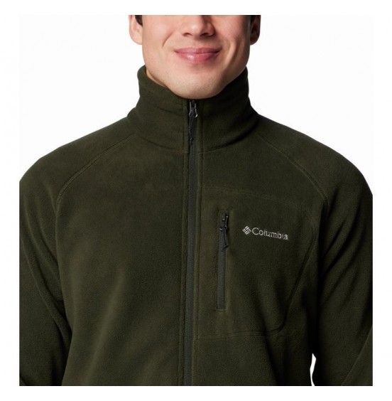 COLUMBIA FAST TREK II FULL ZIP FLEECE 1420421-366 DARK GREEN
