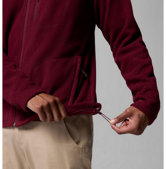 COLUMBIA M FAST TREK II FULL ZIP FLEECE 1420421-624 RICH WINE