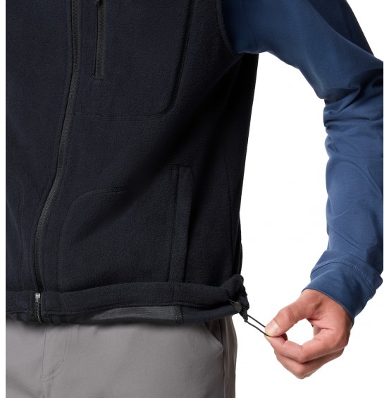 COLUMBIA M FAST TREK FLEECE VEST 1460001-015 BLACK