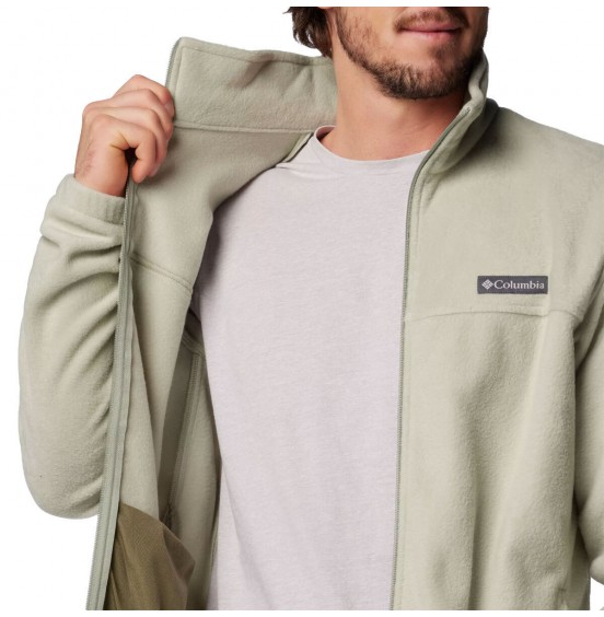 COLUMBIA M STEENS MOUNTAIN PRINTED FULL ZIP JACKET 1476671-351 LIGHT GREEN