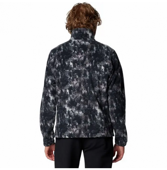 COLUMBIA M STEENS MOUNTAIN PRINTED FULL ZIP JACKET 1478231-026 BLACK