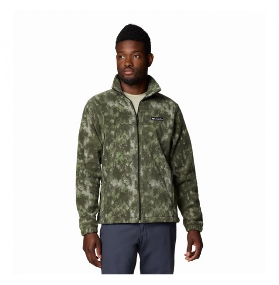 COLUMBIA M STEENS MOUNTAIN PRINTED FULL ZIP JACKET 1478231-366 GREEN 