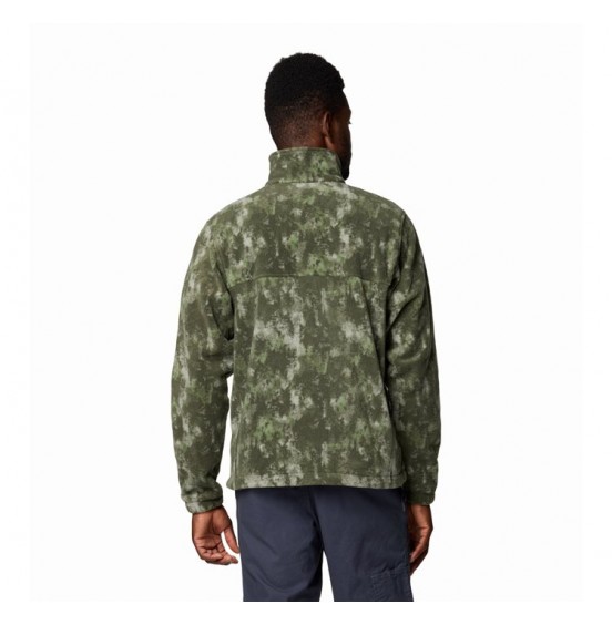 COLUMBIA M STEENS MOUNTAIN PRINTED FULL ZIP JACKET 1478231-366 GREEN 