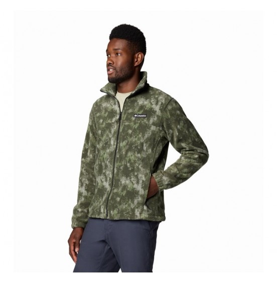 COLUMBIA M STEENS MOUNTAIN PRINTED FULL ZIP JACKET 1478231-366 GREEN 