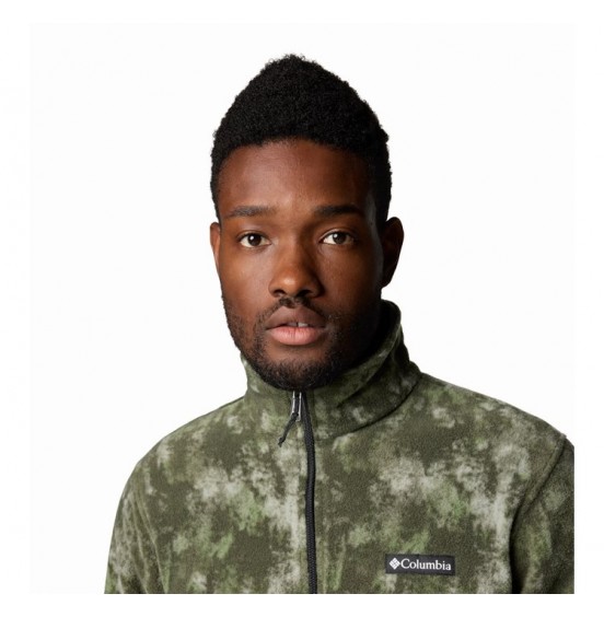 COLUMBIA M STEENS MOUNTAIN PRINTED FULL ZIP JACKET 1478231-366 GREEN 