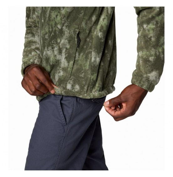 COLUMBIA M STEENS MOUNTAIN PRINTED FULL ZIP JACKET 1478231-366 GREEN 