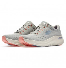 SKECHERS ARCH FIT 2.0 BIG LEAGUE 150051-LGMT ΓΥΝΑΙΚΕΙΟ LIGHT GREY