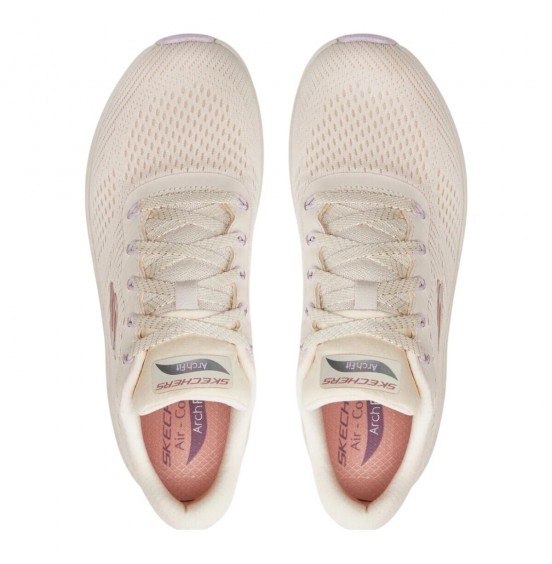 SKECHERS ARCH FIT 2.0 BIG LEAGUE 150051-NTMT ΓΥΝΑΙΚΕΙΟ ΛΕΥΚΟ