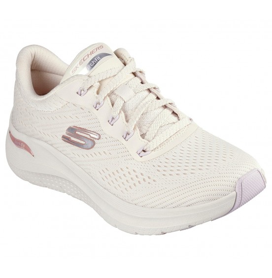 SKECHERS ARCH FIT 2.0 BIG LEAGUE 150051-NTMT ΓΥΝΑΙΚΕΙΟ ΛΕΥΚΟ