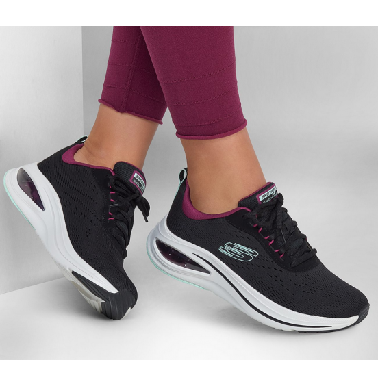 SKECHERS ΓΥΝΑΙΚΕΙΑ ΑΘΛΗΤΙΚΑ SKECH AIR META 150131-BKMT BLACK MULTICOLOR