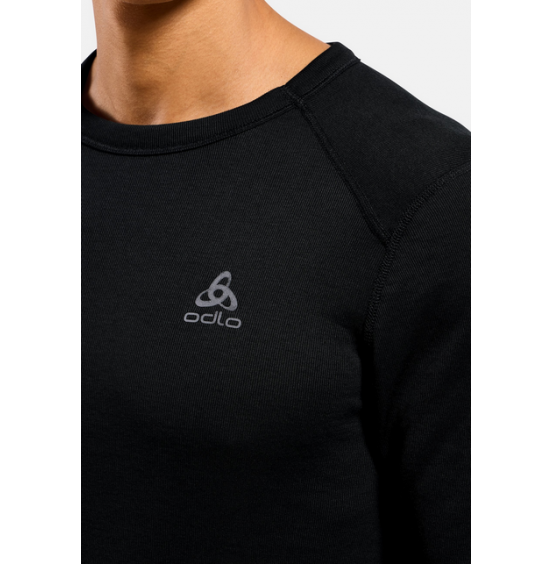 ODLO ΑΝΔΡΙΚΟ ΙΣΟΘΕΡΜΙΚΟ SPORTS UNDERWEAR ACTIVE WARM TOP CREW NECK 159102-15000 BLACK