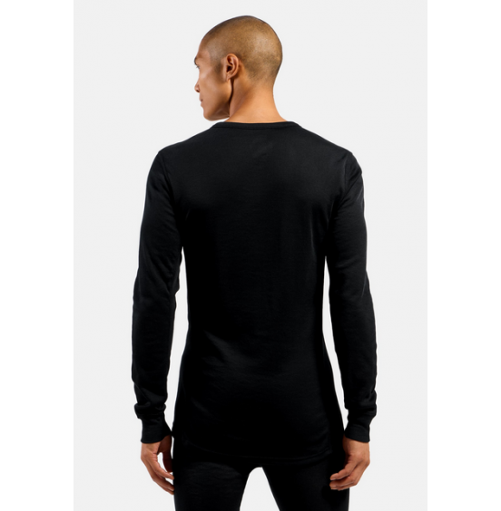 ODLO ΑΝΔΡΙΚΟ ΙΣΟΘΕΡΜΙΚΟ SPORTS UNDERWEAR ACTIVE WARM TOP CREW NECK 159102-15000 BLACK